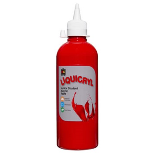 EC Acrylic Paint Liquicryl 500mL Vermilion_2